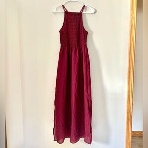 Universal Thread Burgundy Maxi Dress